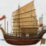 13th Century Mongol Multi-masted Oceanic Junk.
