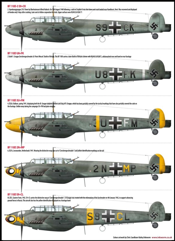 1706421543 945 Messerschmitt Bf 110 C and D