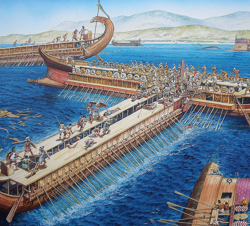 1706458052 596 Greek Fleet at Salamis I
