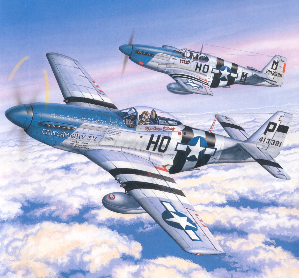 1706477273 926 Air Supremacy Battles – B 17G Flying Fortress and P 51 Mustang