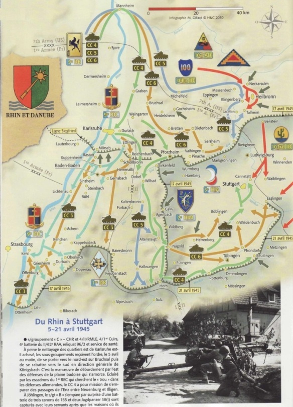 1706480113 610 French First Army into Germany 1945