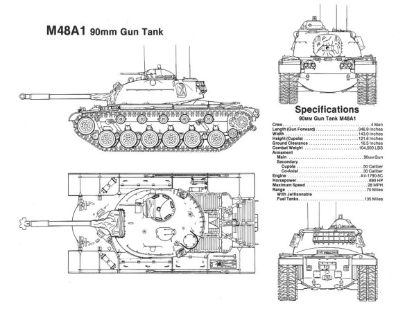 1706485692 950 M48 through M48A3 Patton Tanks
