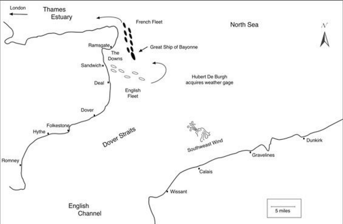 1706496533 833 The Battle of Dover also called the Battle of Sandwich