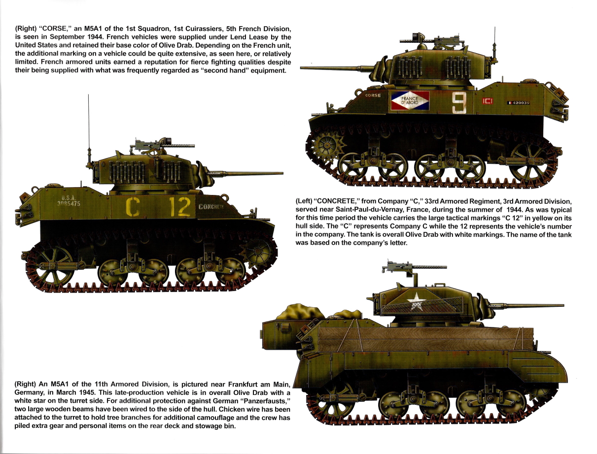 1706506233 869 Light Tank M5 Series General Stuart