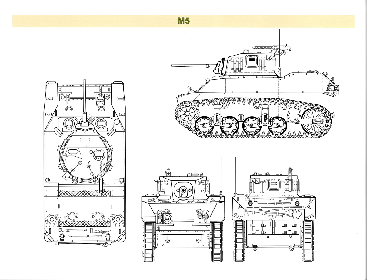 1706506234 826 Light Tank M5 Series General Stuart