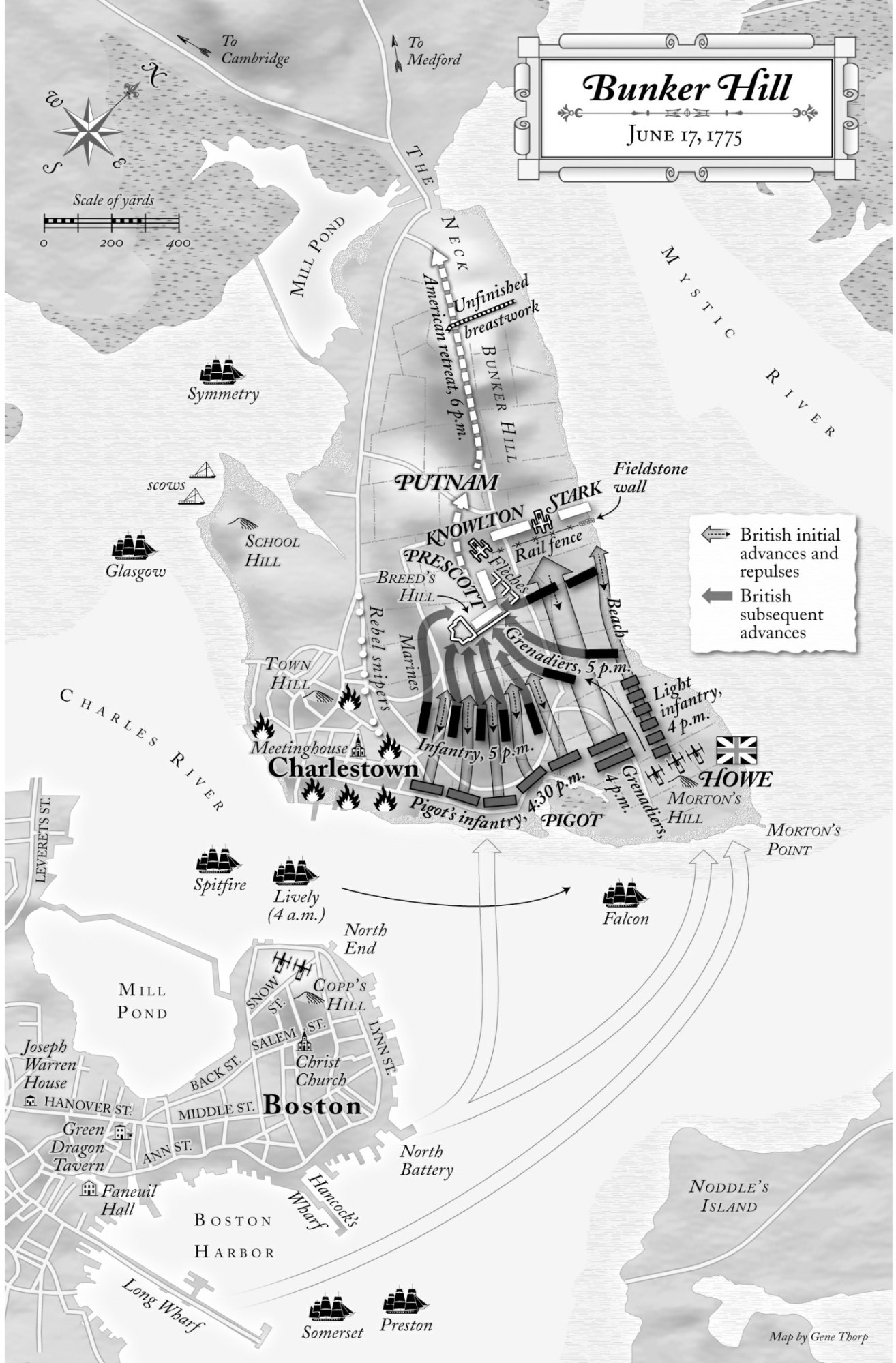 1706507813 818 The Final British Attacks on the Redoubt at Bunker Hill