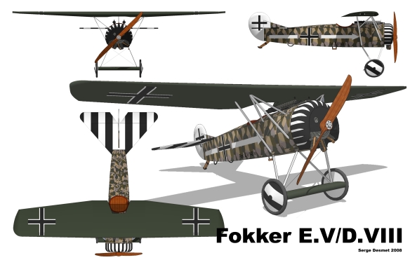 Fokker_D.VIII_3_vues