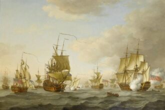 1024px-John_Cleveley_the_Elder_-_Admiral_Byng's_fleet_getting_underway_from_Spithead