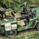 Armed and Armoured Willys MB-Jeeps