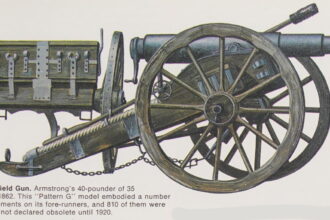 Armstrong Artillery: 40-pounder RBL gun