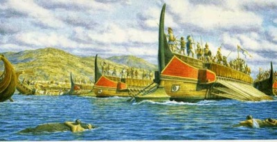 Battle of Aegospotami, (405 b.c.)