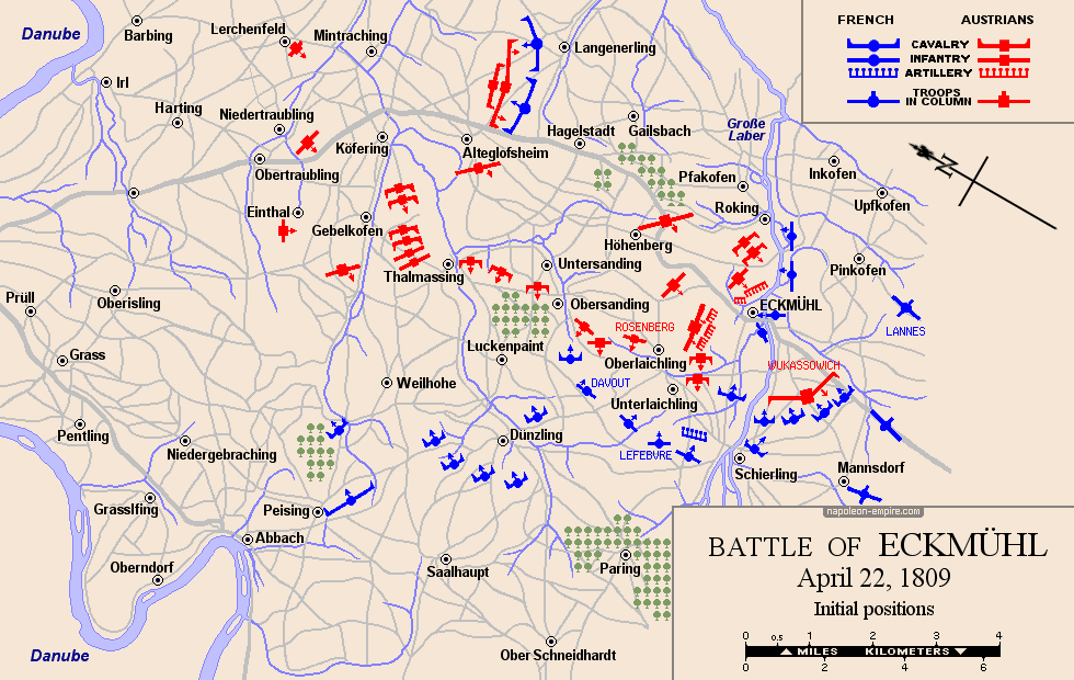 Battle of Eckmuhl 1809