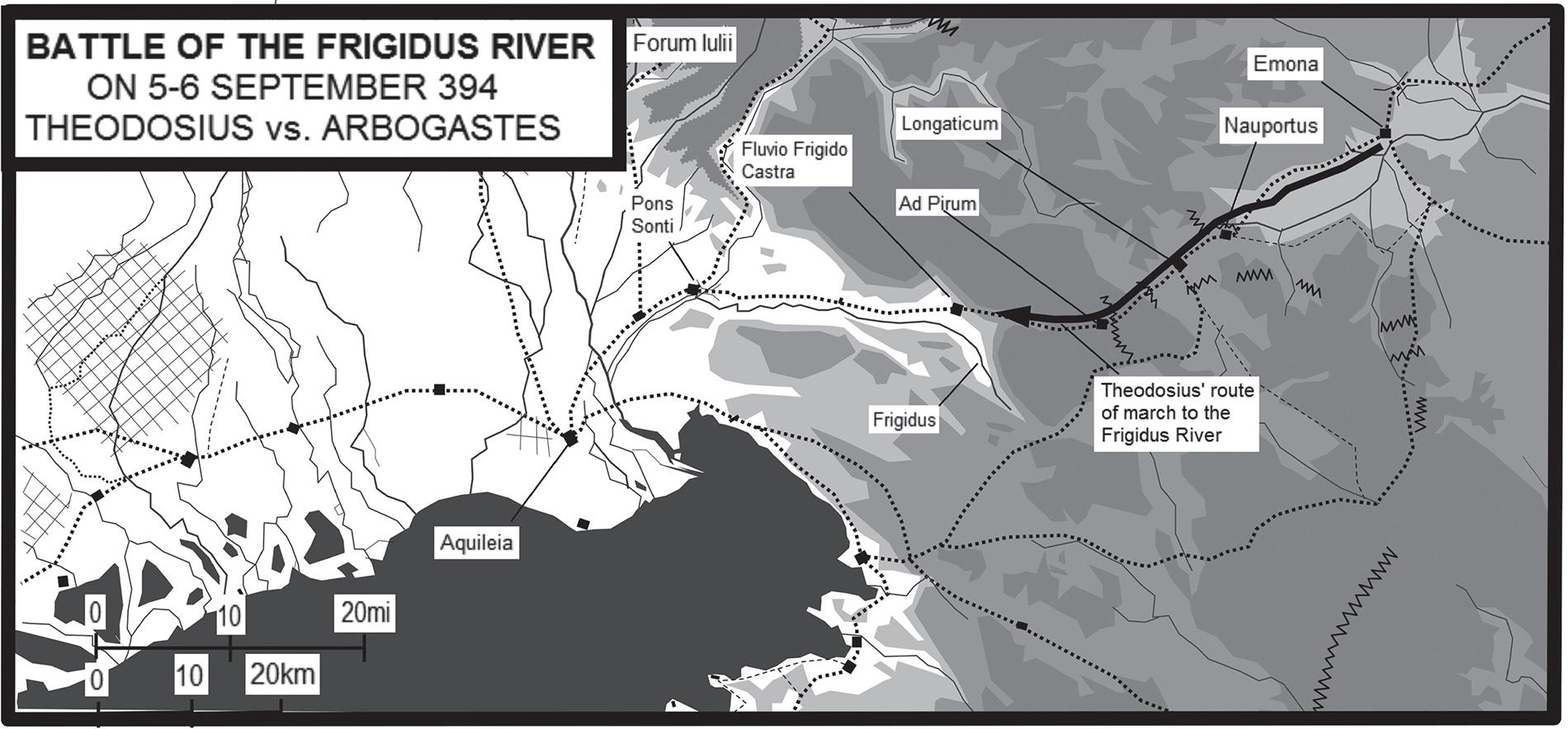 Battle of Frigidus River 5–6 September 394