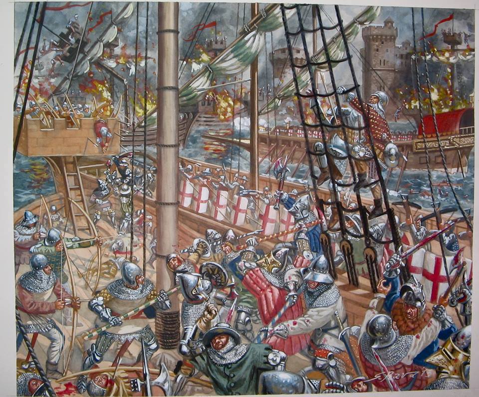 Battle of La Rochelle 1372