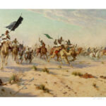 robert-george-talbot-kelly-the-flight-of-the-khalifa-at-the-battle-of-omduran-1898