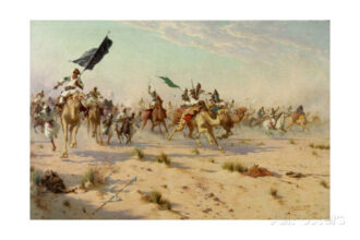 robert-george-talbot-kelly-the-flight-of-the-khalifa-at-the-battle-of-omduran-1898