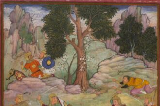 The_battle_of_Panipat_and_the_death_of_Sultan_Ibrāhīm,_the_last_of_the_Lōdī_Sultans_of_Delhi