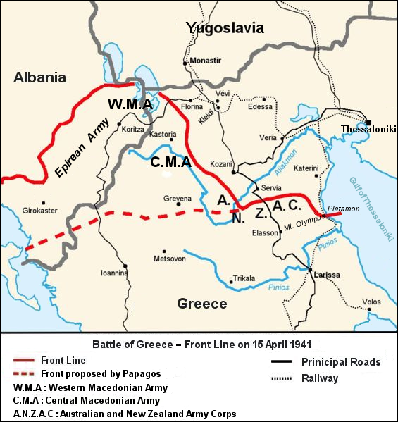 Blocking a Blitzkrieg the battle of Vevi 10–13 April 1941