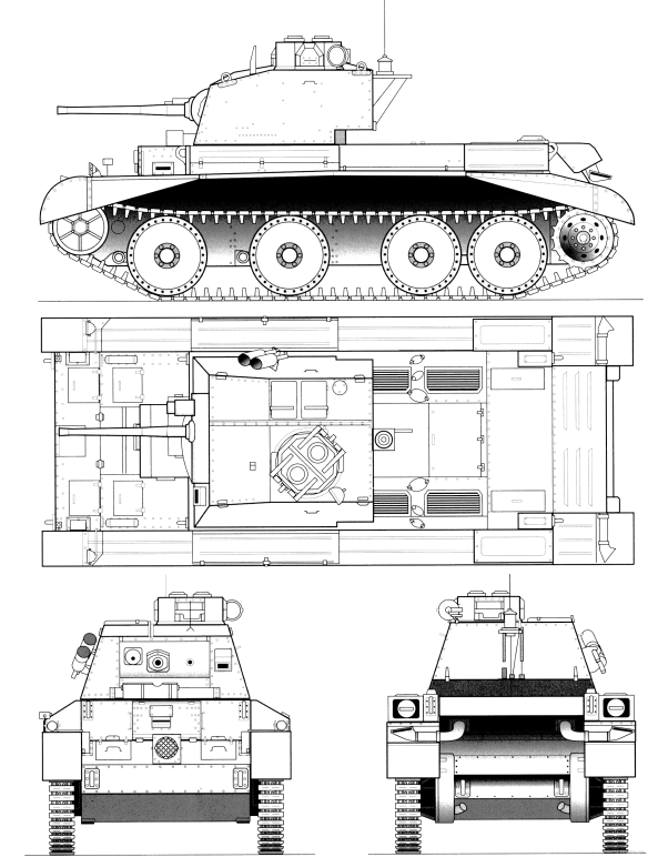 British Cruiser Mk IIIIV A13 tank series