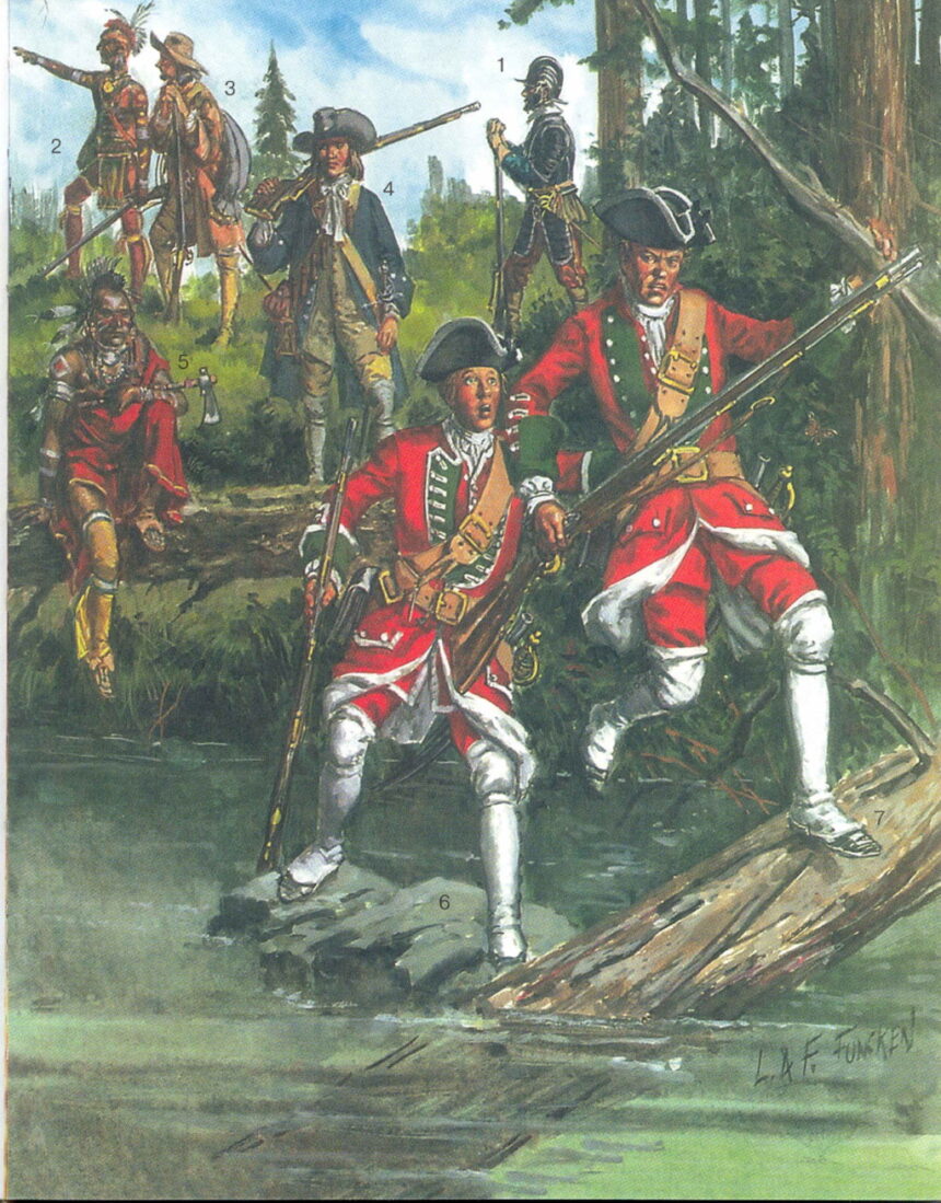 British Regulars and Colonial Militias at War