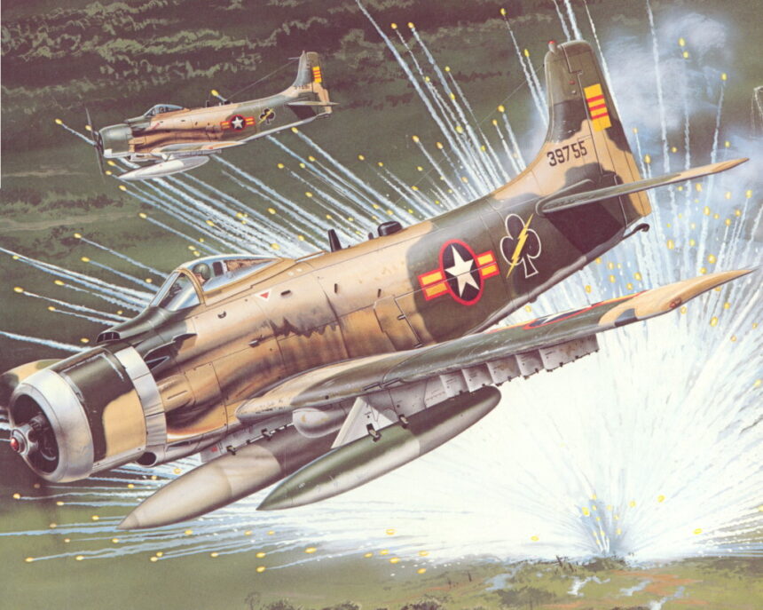 Douglas AD (BT2D, A-1) Skyraider 1945–1972/5 Part II