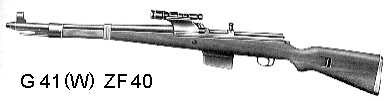 Gewehr 41 (W) with Zielfernrohr 40