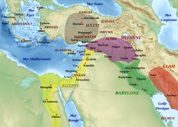 Egypt and Mitanni War in the Levant 1550–1400 BC