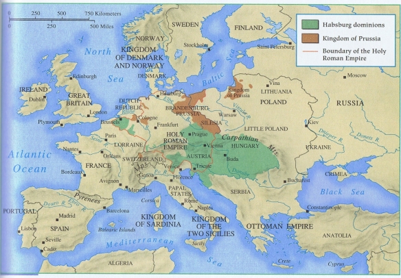 Europe in 1763