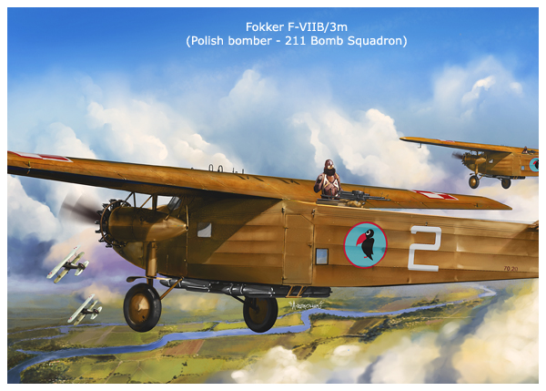 Fokker F.VIIb-3m – Polish Air Force
