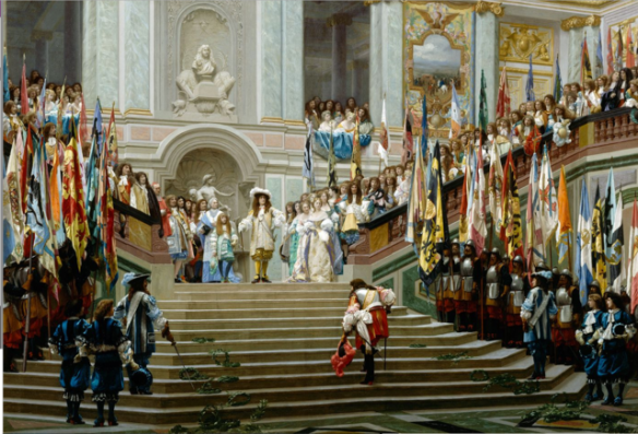 640px-Réception_du_Grand_Condé_à_Versailles_(Jean-Léon_Gérôme,_1878)