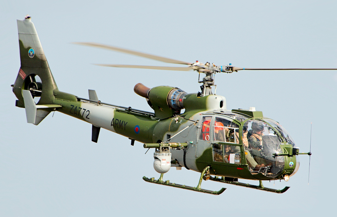 Gazelle Helicopters in service with the French Army