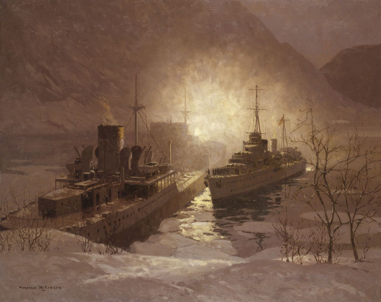 HMS Cossack attacks the MV Altmark I