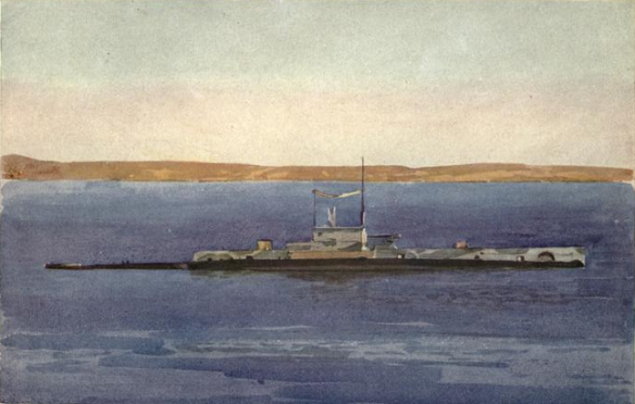 HMS_E11_off_the_Dardanelles