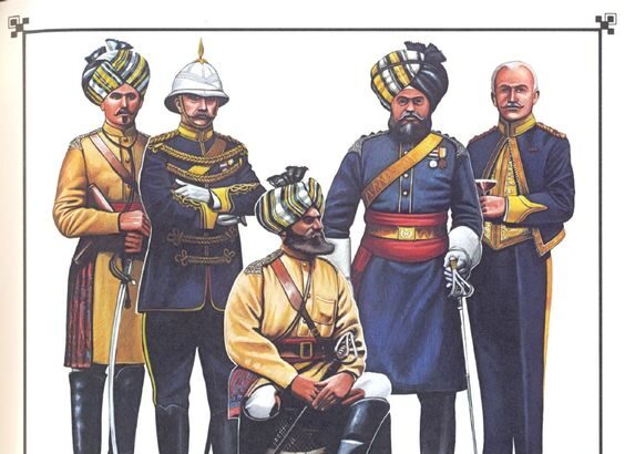 INDIAN ARMY IN BRITISH SERVICE