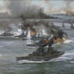 13-German-battleships-turning-away