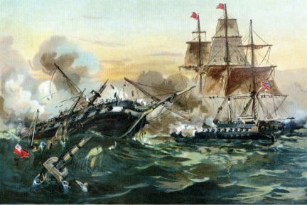 War_of_1812_Naval_Duel_Between_Frigate_USS_Constitution_and_British_Ship_Guerriere