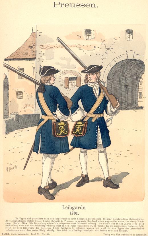Prussian Army at Blenheim 1704