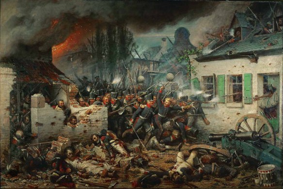 Prussian_Attack_Plancenoit_by_Adolf_Northern