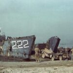 lct-222_on_beach_with_jeep_1943