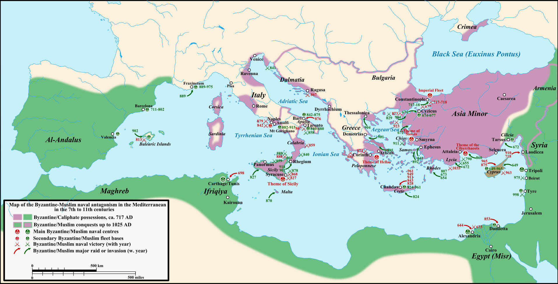 Sicily between Byzantium and the Islamic World
