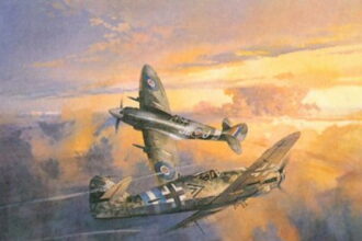 Spitfire XIVs versus Bf 109Ks