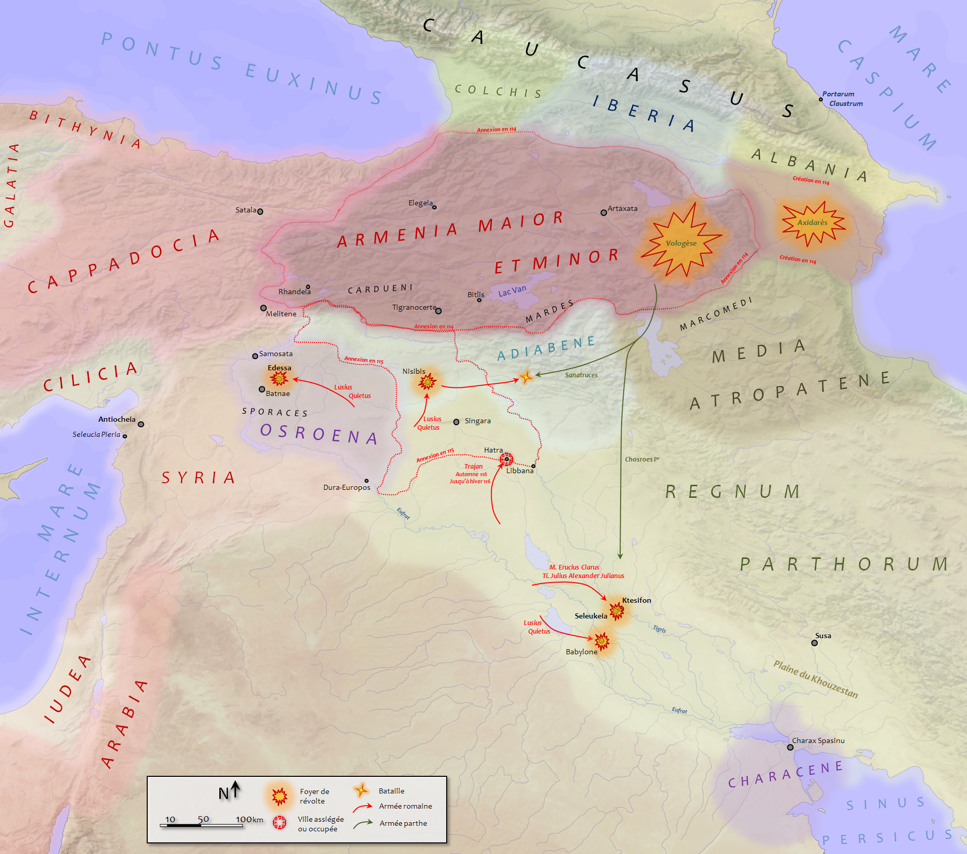 TRAJANS PARTHIAN WAR AD 113–116 Part II
