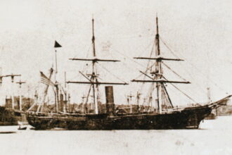 The 1870 Torching of the Pirate Ship Forward I