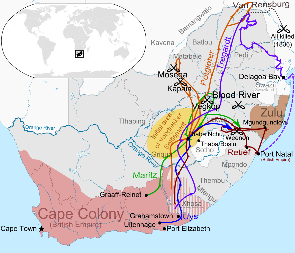 The Afrikaner Great Trek 1836—1854