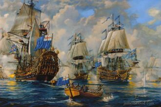 The Battle of the Texel 11 August 1673