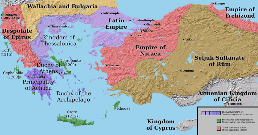 The Fate of the Latin Empire, 1206–61