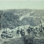 Camp Essex 1861 facing bridge 2 courtesy of the Howard County historical Society