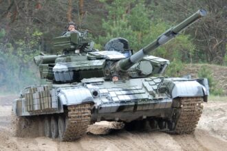 The Ukrainian Model 2017 T-64 tank