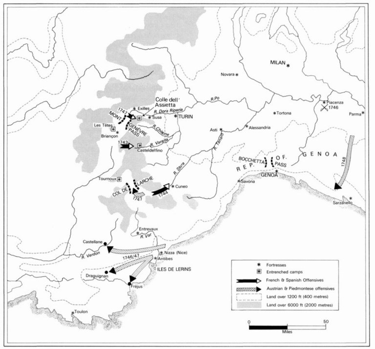 The War of Austrian Succession in Italy 1740–1748