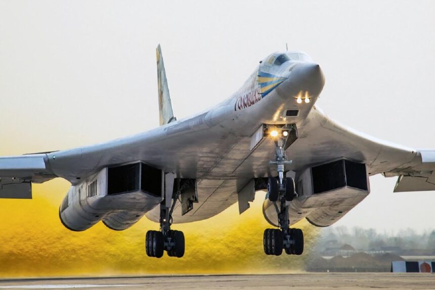 Upgraded Tu-160M bomber